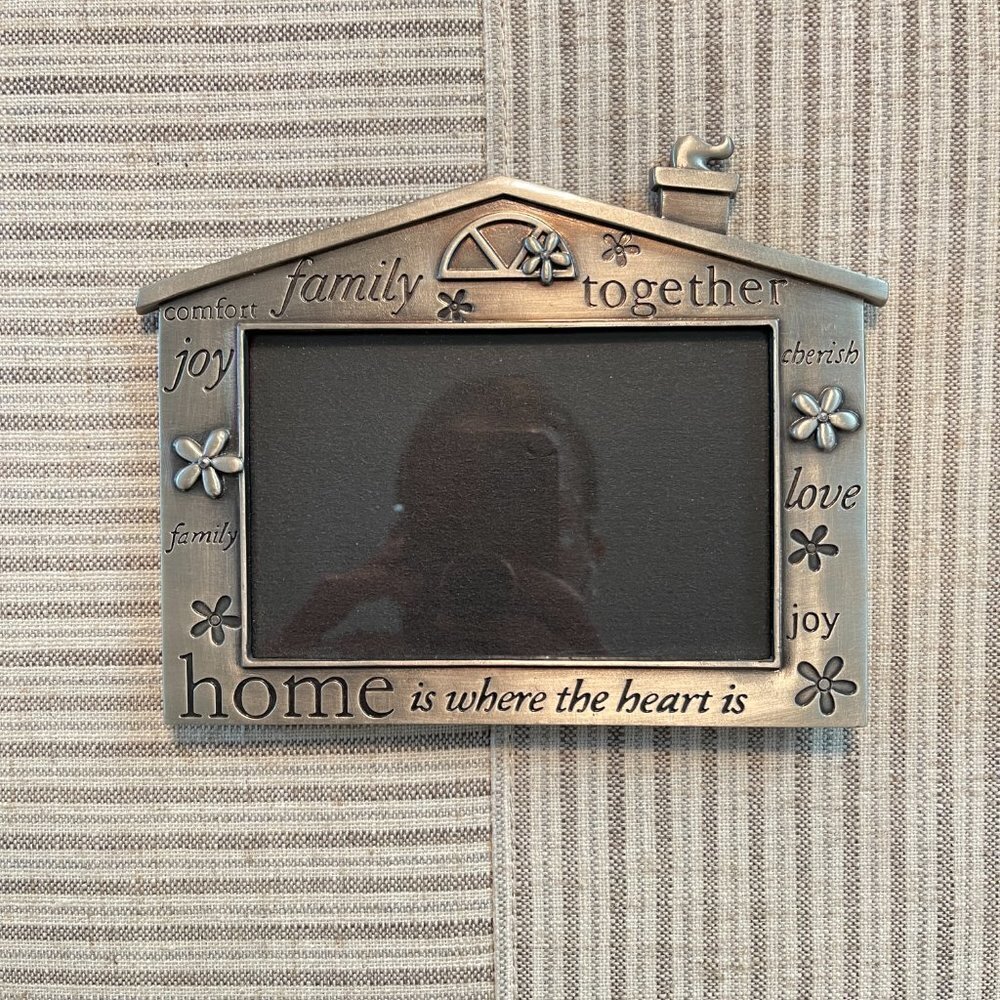 Home Is Where The Heart Is House Picture Frame - Picture 10 of 15